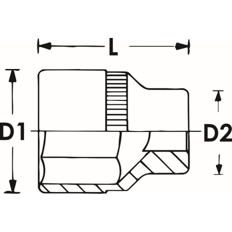 VIGOR Steckschlüsseleinsatz V7538-16 VIGOR Steckschlüsseleinsatz V7538-16
