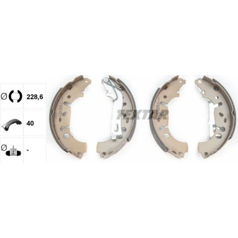 Bremsbacken Opel Corsa D/Grande Punto 1.0-1.4 91065400