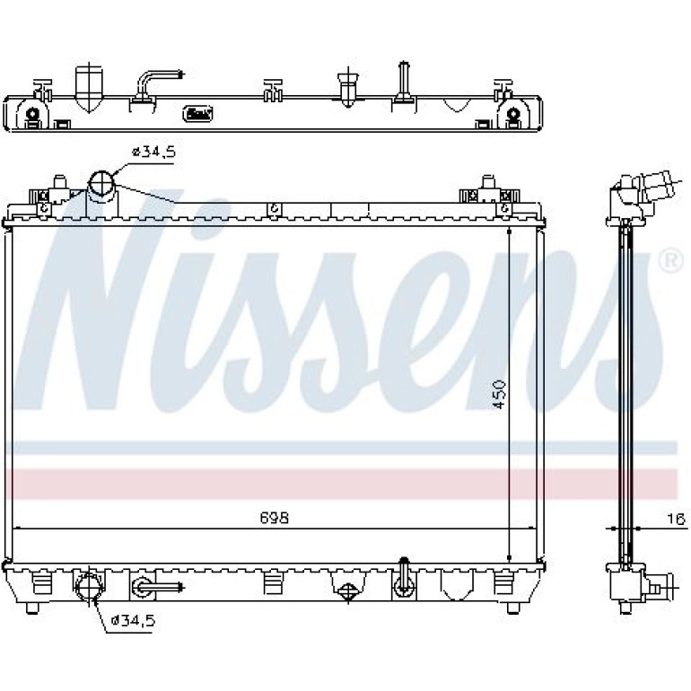 Wasserkühler PKW 64199 Wasserkühler PKW 64199
