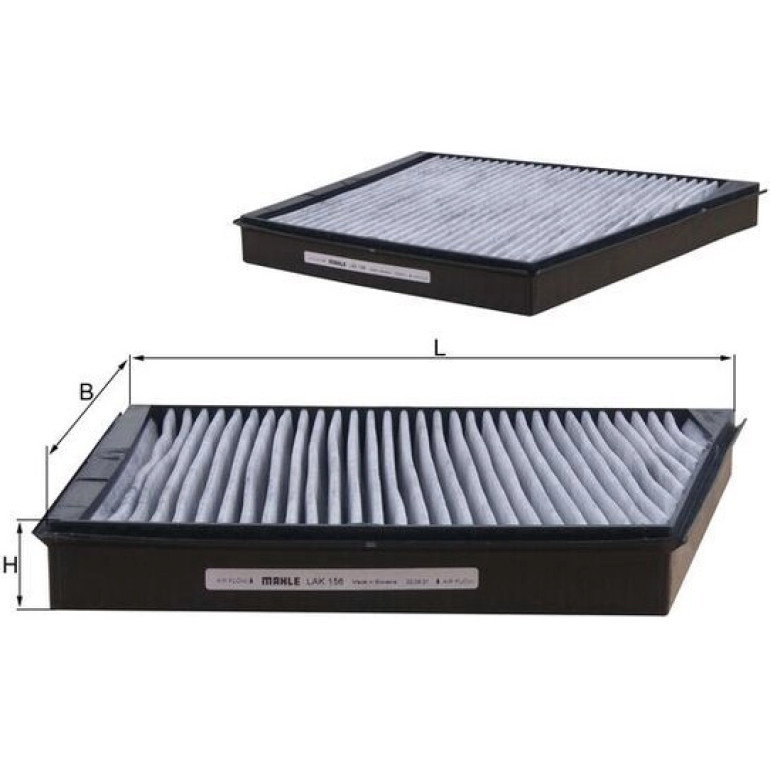MAHLE Filter, Innenraumluft LAK 156 MAHLE Filter, Innenraumluft LAK 156