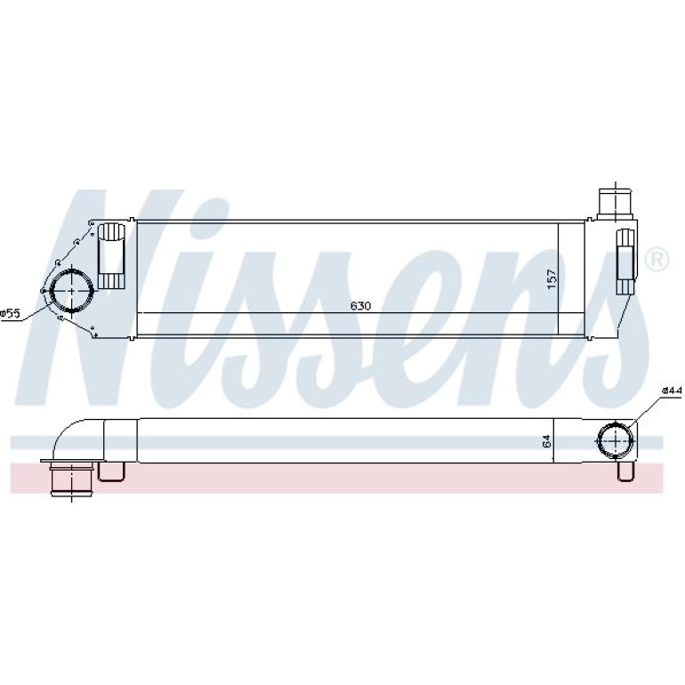Nissens Ladeluftkühler PKW 96522 Nissens Ladeluftkühler PKW 96522