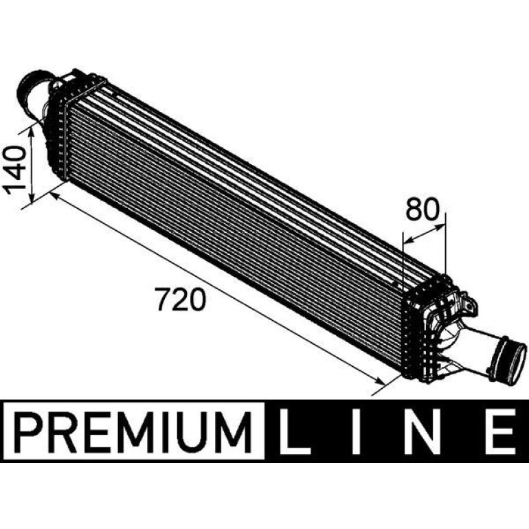 MAHLE Ladeluftkühler CI 169 000P MAHLE Ladeluftkühler CI 169 000P
