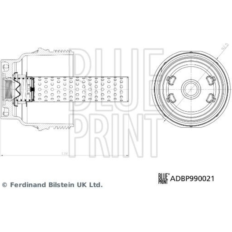 Ölfiltergehäuse Deckel ADBP990021 Ölfiltergehäuse Deckel ADBP990021