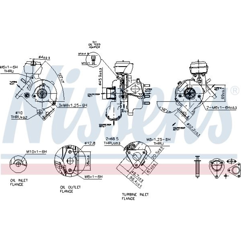 NISSENS Turbolader 93200 NISSENS Turbolader 93200