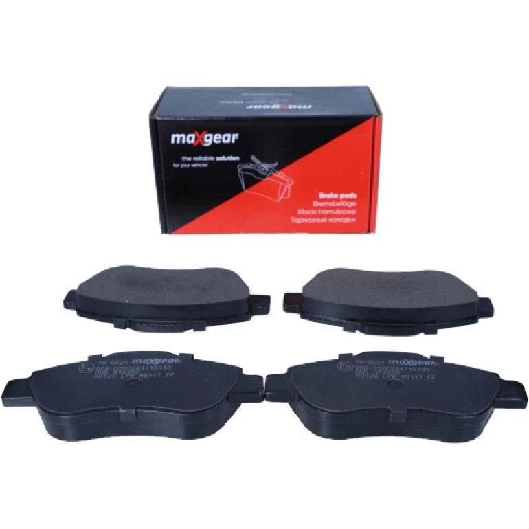 Bremsbelagsatz Fiat P. Panda 1.3Jtd 03 19-0521 Bremsbelagsatz Fiat P. Panda 1.3Jtd 03 19-0521