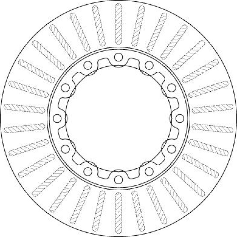 84 482 029 Bremsscheibe HA DF6307S