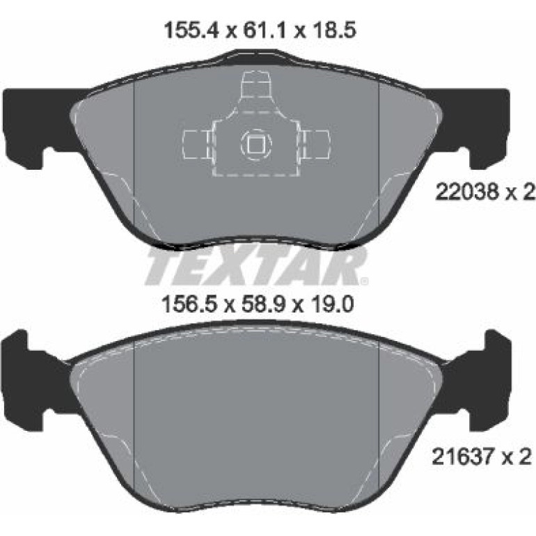 Bremsbelagsatz Fiat P. Strada 1.3 D 10 2203801 Bremsbelagsatz Fiat P. Strada 1.3 D 10 2203801