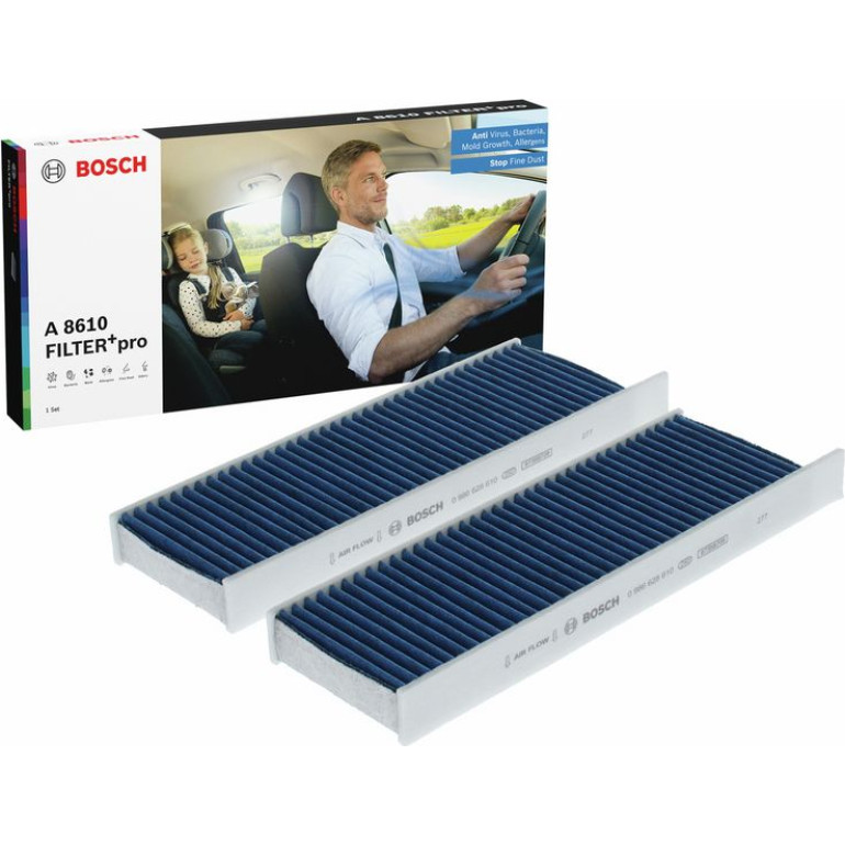 Aktivkohleinnenraumfilter 0 986 628 610 Aktivkohleinnenraumfilter 0 986 628 610
