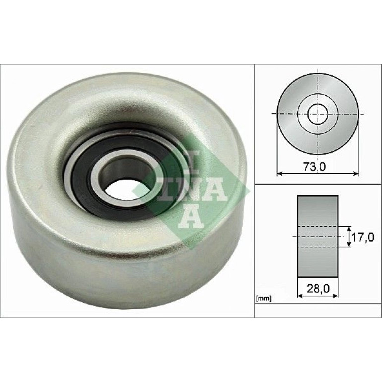 Umlenk-/Führungsrolle, Keilrippenriemen 532 0783 10