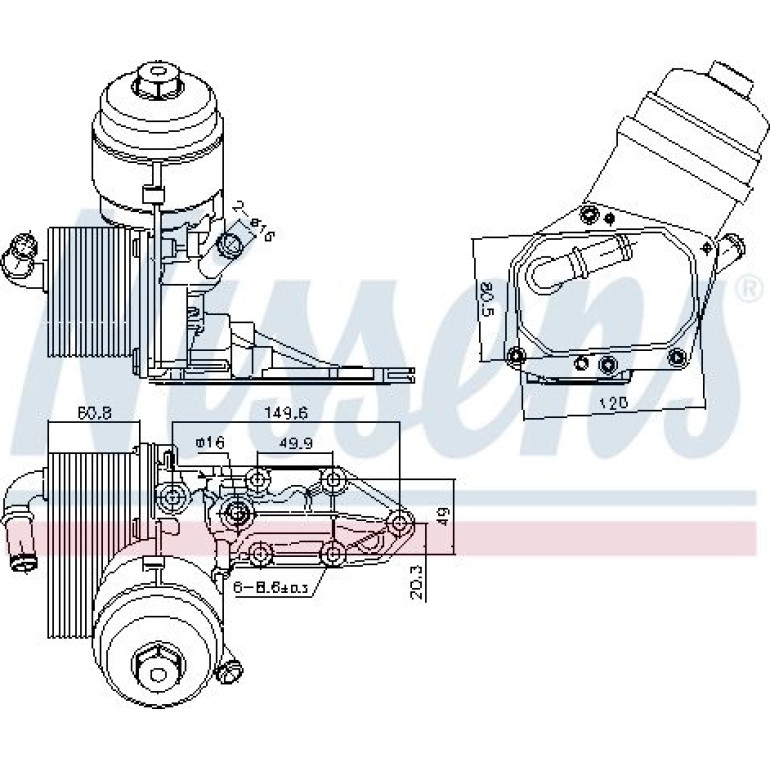 Ölkühler PKW 91424 Ölkühler PKW 91424