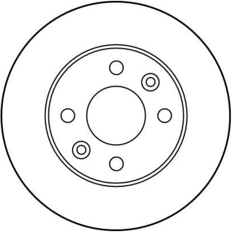 Bremsscheibe Renault P. Clio/Rapid/Twingo 85-07 DF1015 Bremsscheibe Renault P. Clio/Rapid/Twingo 85-07 DF1015