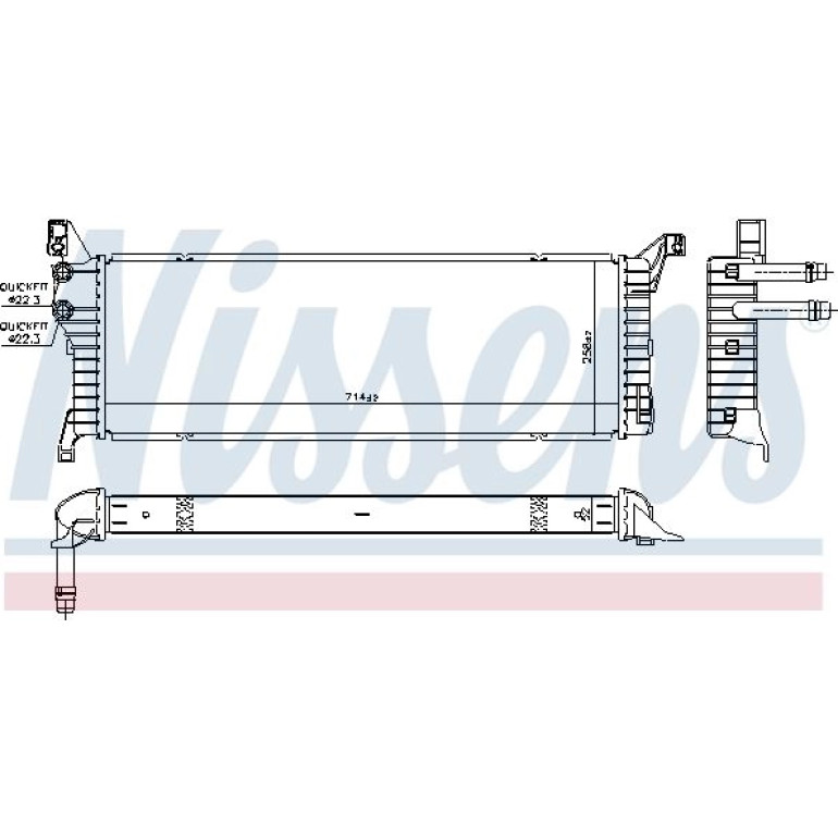 Wasserkühler PKW 606087 Wasserkühler PKW 606087