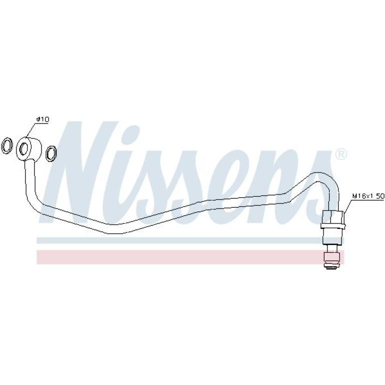 Nissens Ölleitung 935124 Nissens Ölleitung 935124