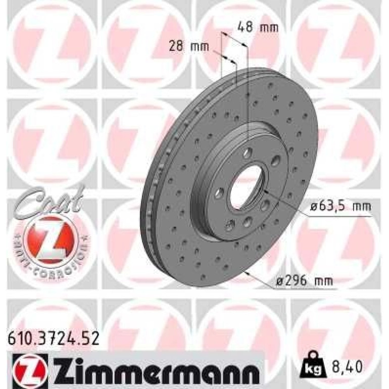 Bremsscheibe VA Sport 610.3724.52
