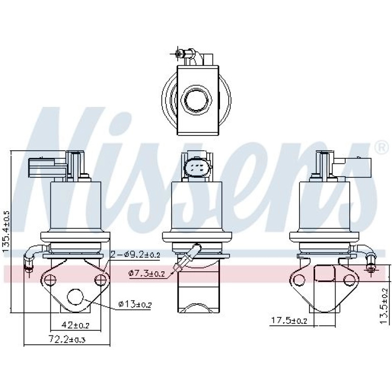 NISSENS Agr-Ventil 98158 NISSENS Agr-Ventil 98158