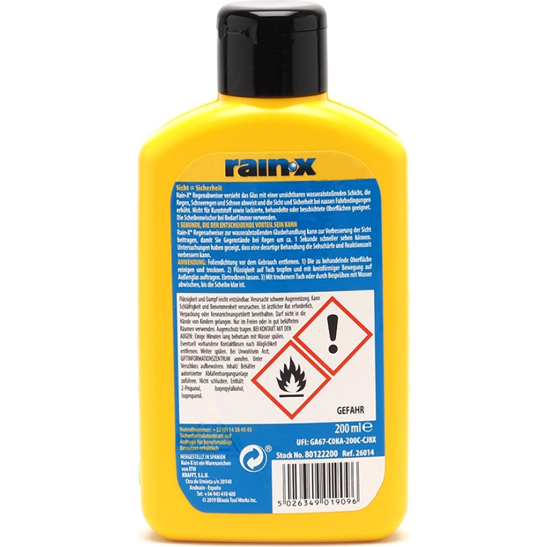 Rain-X Regen-Abweiser 200 ml R26014 Rain-X Regen-Abweiser 200 ml R26014