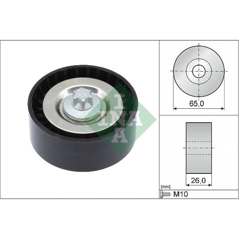 Umlenk-/Führungsrolle, Keilrippenriemen 532 0570 10 Umlenk-/Führungsrolle, Keilrippenriemen 532 0570 10