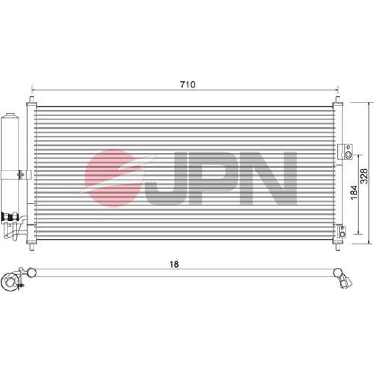 JPN Kondensator, Klimaanlage 60C9109-JPN