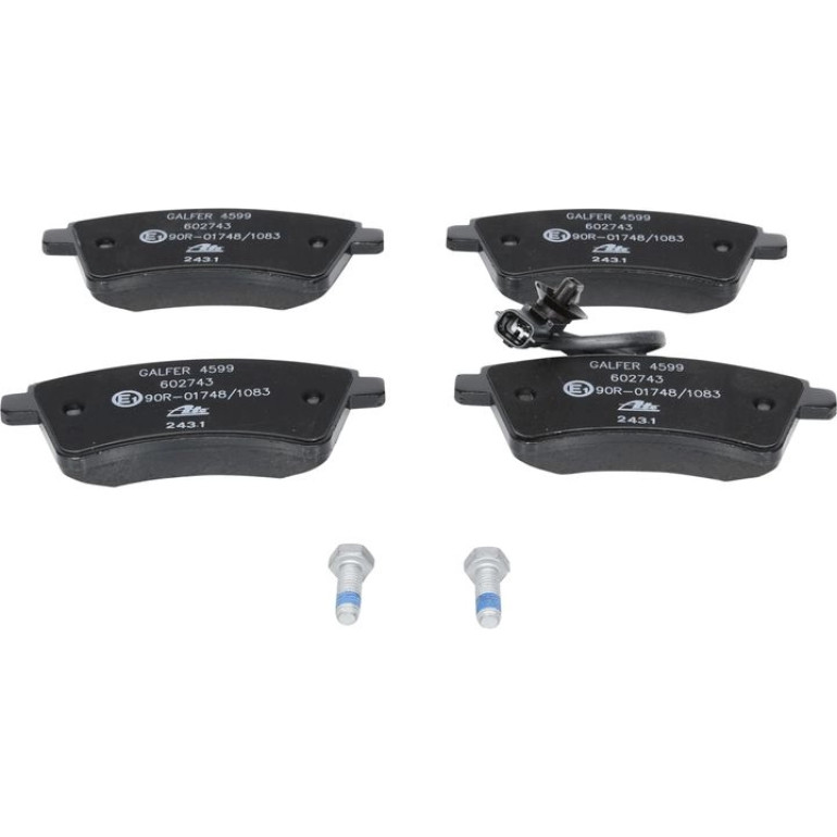 Bremsbelagsatz Renault P. Kangoo 1.2-1.6 08 13.0460-2743.2 Bremsbelagsatz Renault P. Kangoo 1.2-1.6 08 13.0460-2743.2