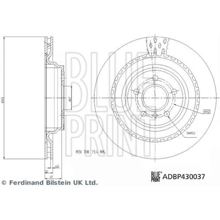 Bremsscheibe ADBP430037 Bremsscheibe ADBP430037