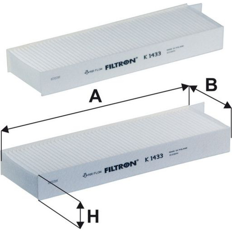 FILTRON Filter, Innenraumluft K 1433-2x FILTRON Filter, Innenraumluft K 1433-2x