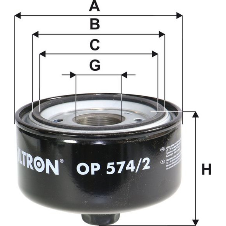 FILTRON Ölfilter OP 574/2 FILTRON Ölfilter OP 574/2