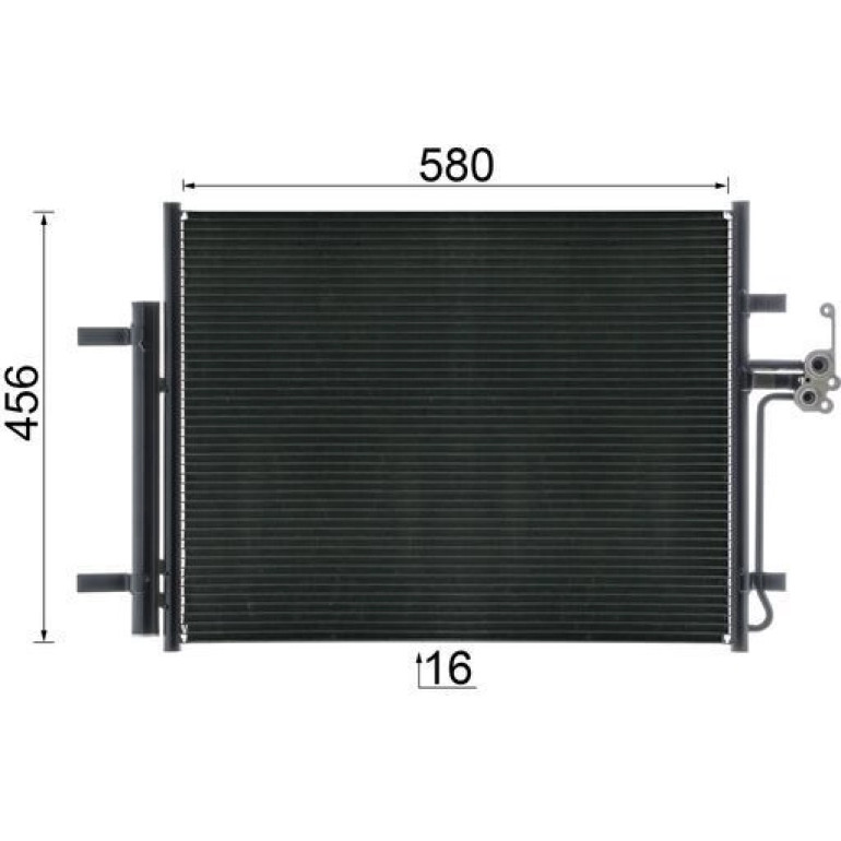 Kondensator, Klimaanlage AC 441 000S Kondensator, Klimaanlage AC 441 000S