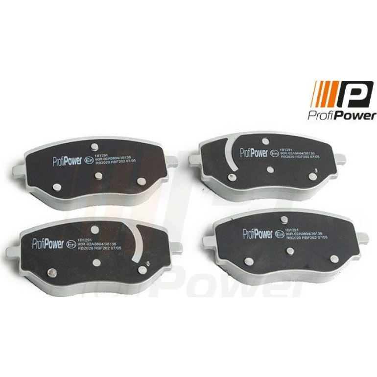 PROFIPOWER Bremsbelagsatz, Scheibenbremse 1B1291