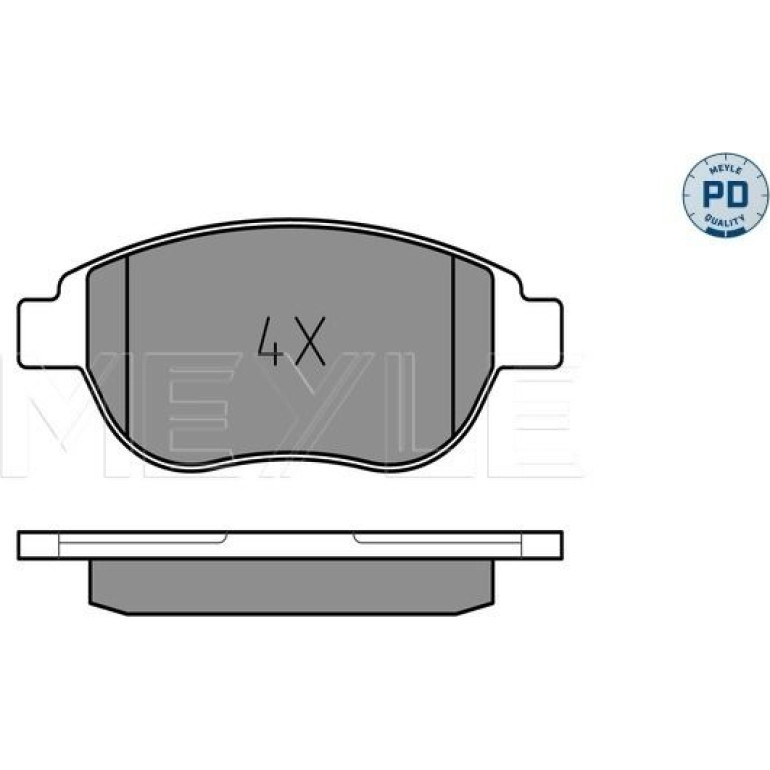 Bremsbelagsatz Peugeot S. 307 00- 1,6-2,0Hdi 025 236 0019/PD Bremsbelagsatz Peugeot S. 307 00- 1,6-2,0Hdi 025 236 0019/PD