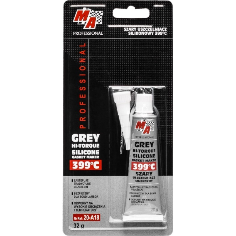 MOJE AUTO AMT20-A18 Silikon-Dichtungsmittel 32 g Grau Bis 399°C MOJE AUTO AMT20-A18 Silikon-Dichtungsmittel 32 g Grau Bis 399°C