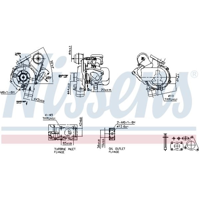 NISSENS Turbolader 93094 NISSENS Turbolader 93094