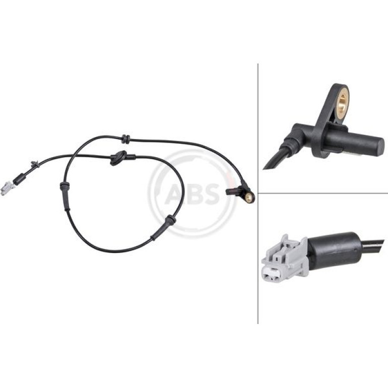 A.B.S. Sensor, Raddrehzahl 30729 A.B.S. Sensor, Raddrehzahl 30729