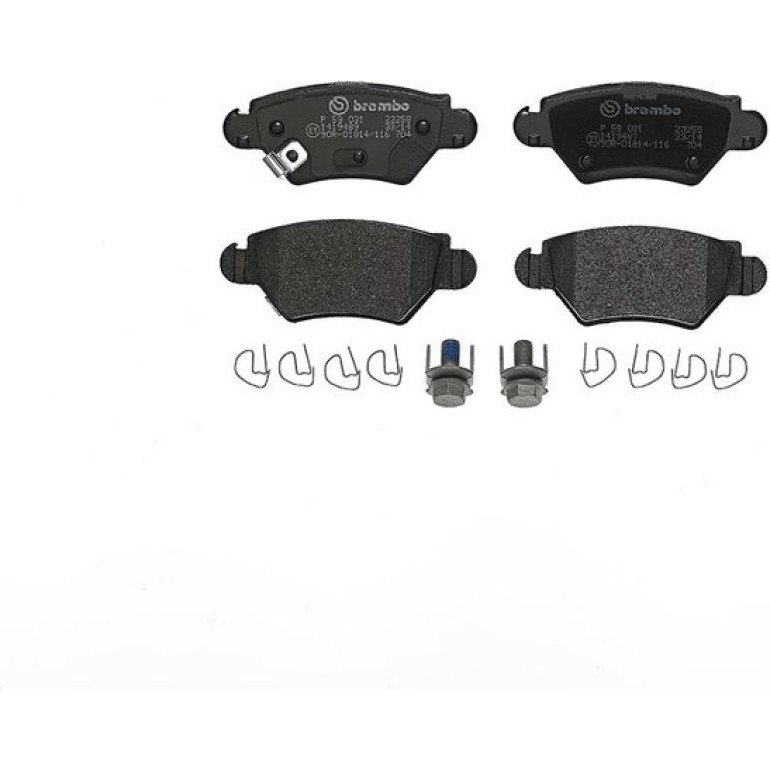 BREMBO Bremsklötze HA P 59 031 BREMBO Bremsklötze HA P 59 031