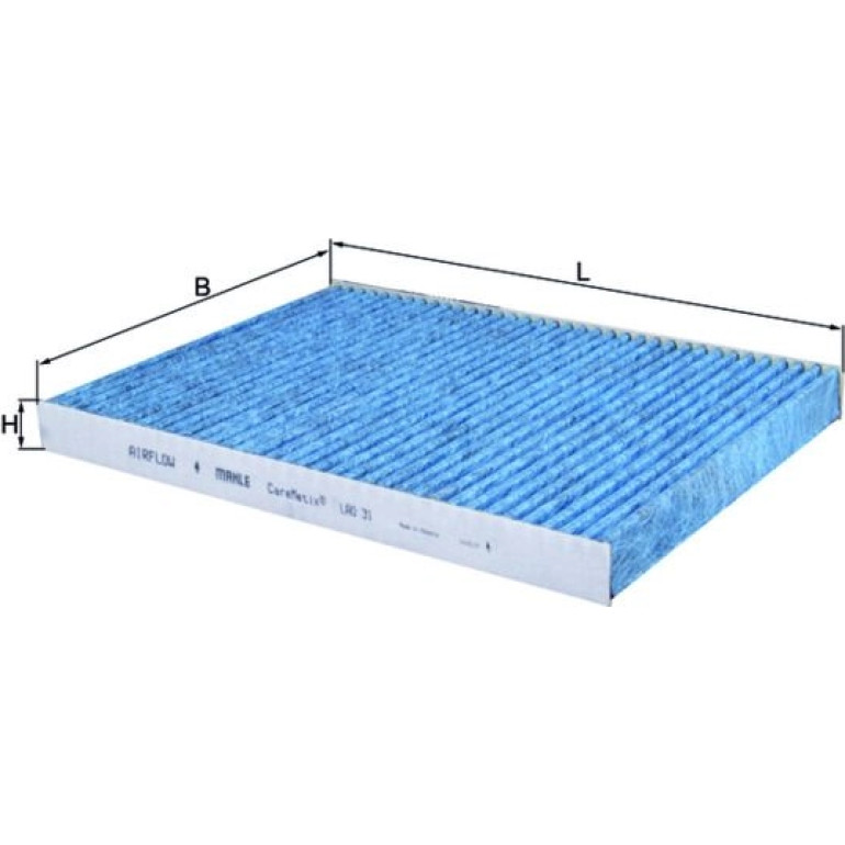 MAHLE Filter, Innenraumluft LAO 31 MAHLE Filter, Innenraumluft LAO 31