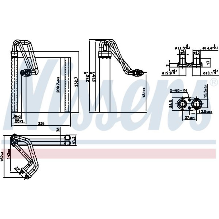 Verdampfer PKW 92354 Verdampfer PKW 92354
