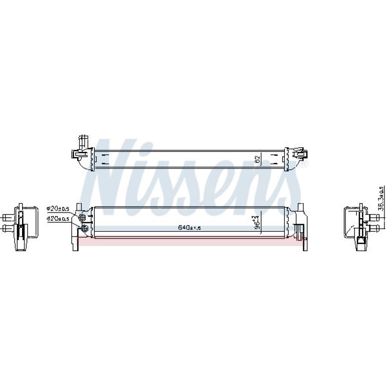 Wasserkühler PKW 606395 Wasserkühler PKW 606395