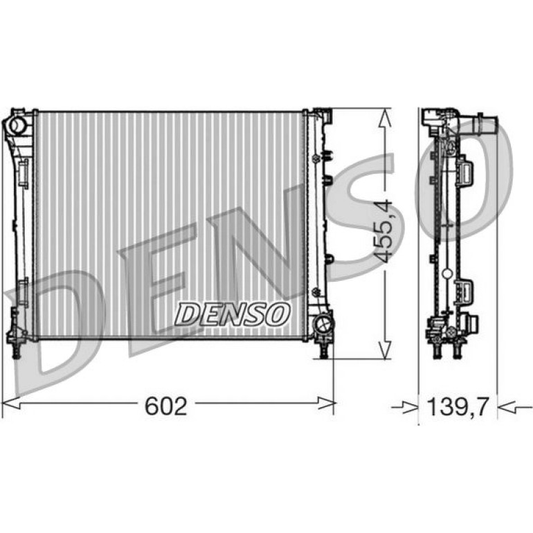 DENSO Motorkühler DRM09162 DENSO Motorkühler DRM09162