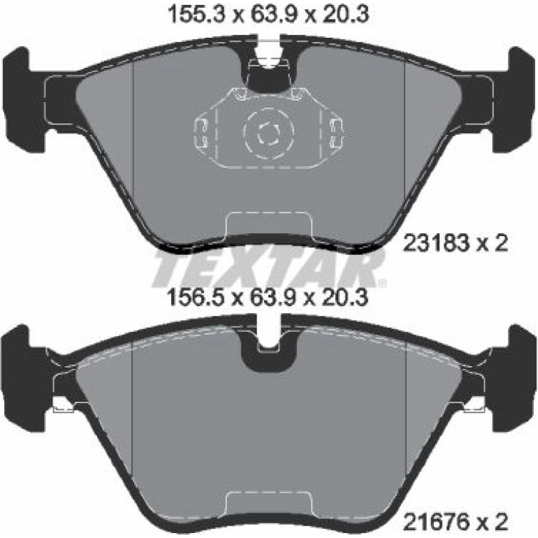Bremsbelagsatz Bmw S. E83 X3 04-/E46 98- 330D 2318302