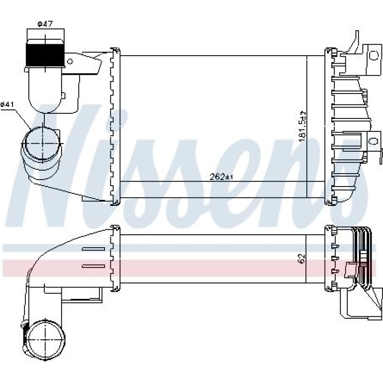 Ladeluftkühler PKW 96370