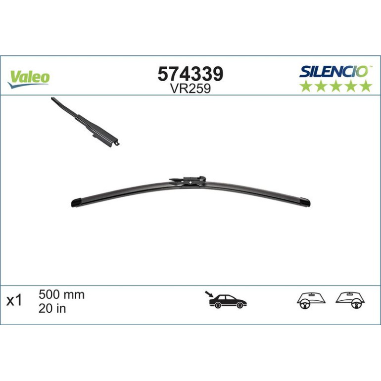 VM259 VALEO Silencio X.TRM HECK 574339 VM259 VALEO Silencio X.TRM HECK 574339