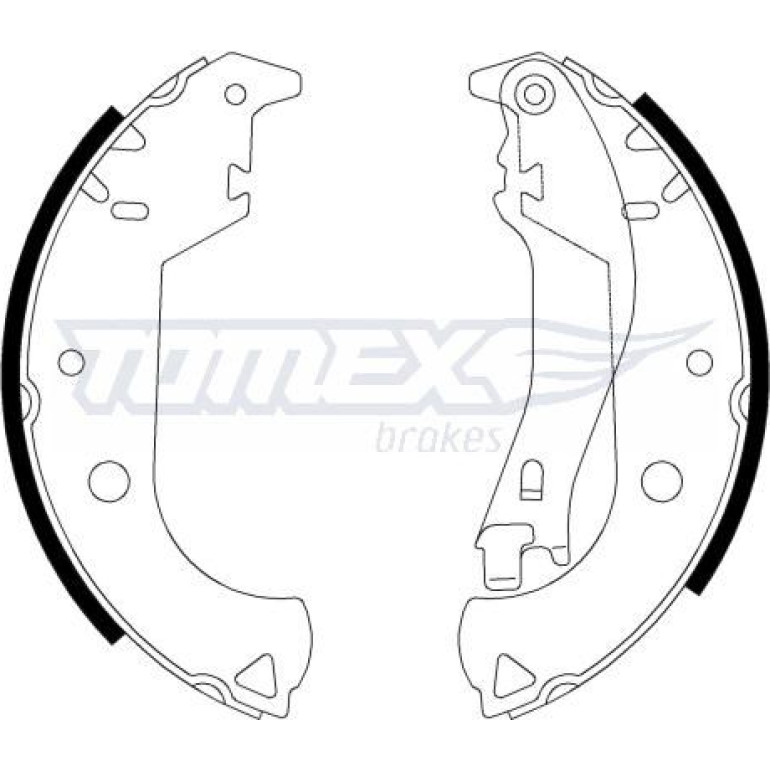 TOMEX brakes Bremsbackensatz TX 21-30 TOMEX brakes Bremsbackensatz TX 21-30
