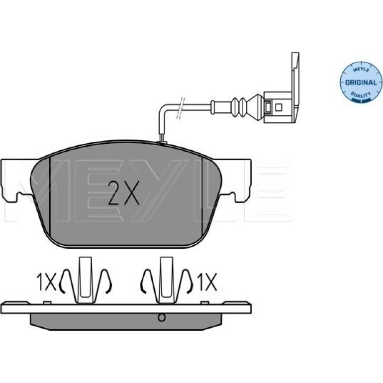 Bremsbelagsatz Vw P. T5 03- Mit Sensor 025 246 2318/W Bremsbelagsatz Vw P. T5 03- Mit Sensor 025 246 2318/W