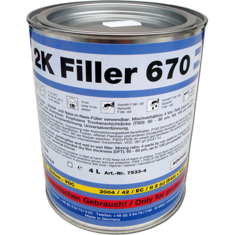 STC Filler 670 2K - UHS 4:1 weiß Dose 1 L | 7533