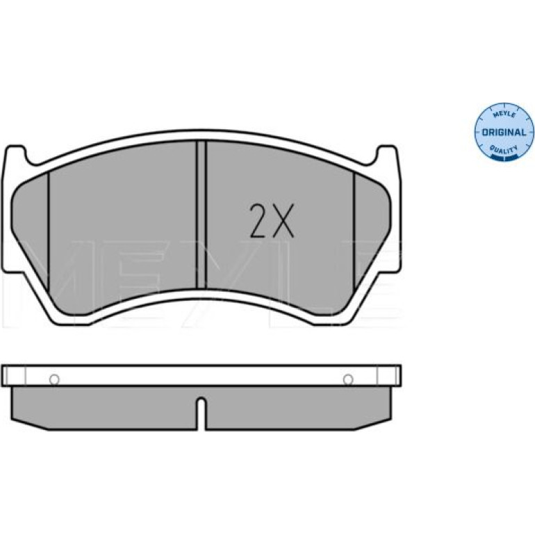 MEYLE Bremsbelagsatz Nissan Almera 95-/Baleno 96- Mit Sensor 025 230 0415/W MEYLE Bremsbelagsatz Nissan Almera 95-/Baleno 96- Mit Sensor 025 230 0415/W
