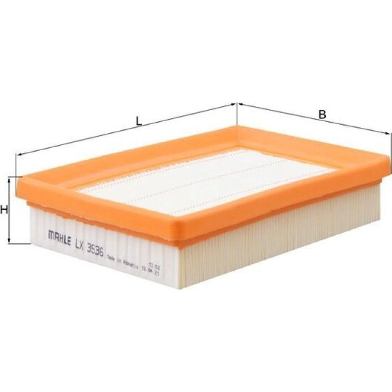 MAHLE Luftfilter LX 3536 MAHLE Luftfilter LX 3536