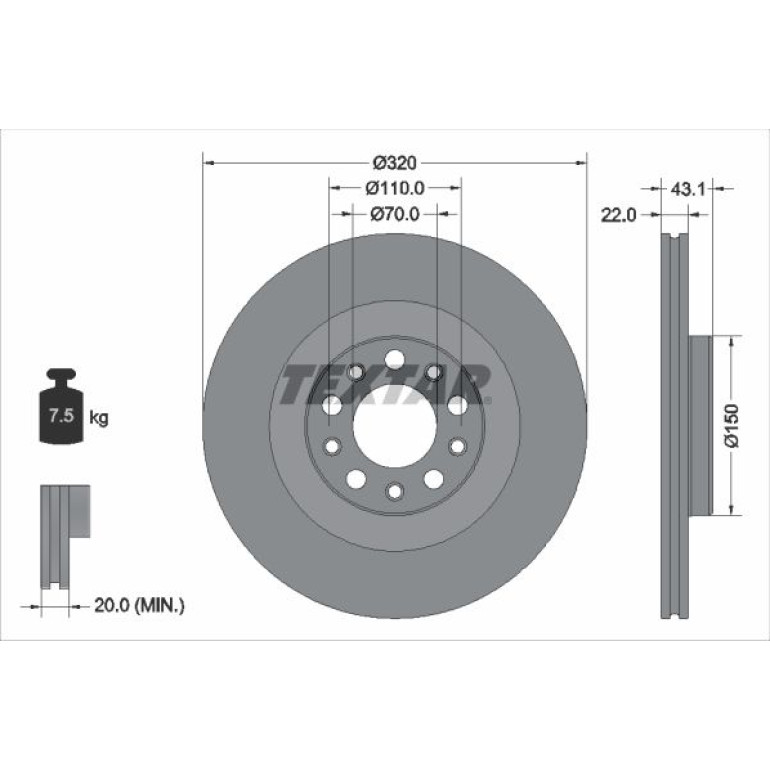 BREMSSCHEIBE 92337803