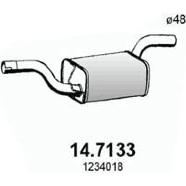 Endschalldämpfer 14.7133