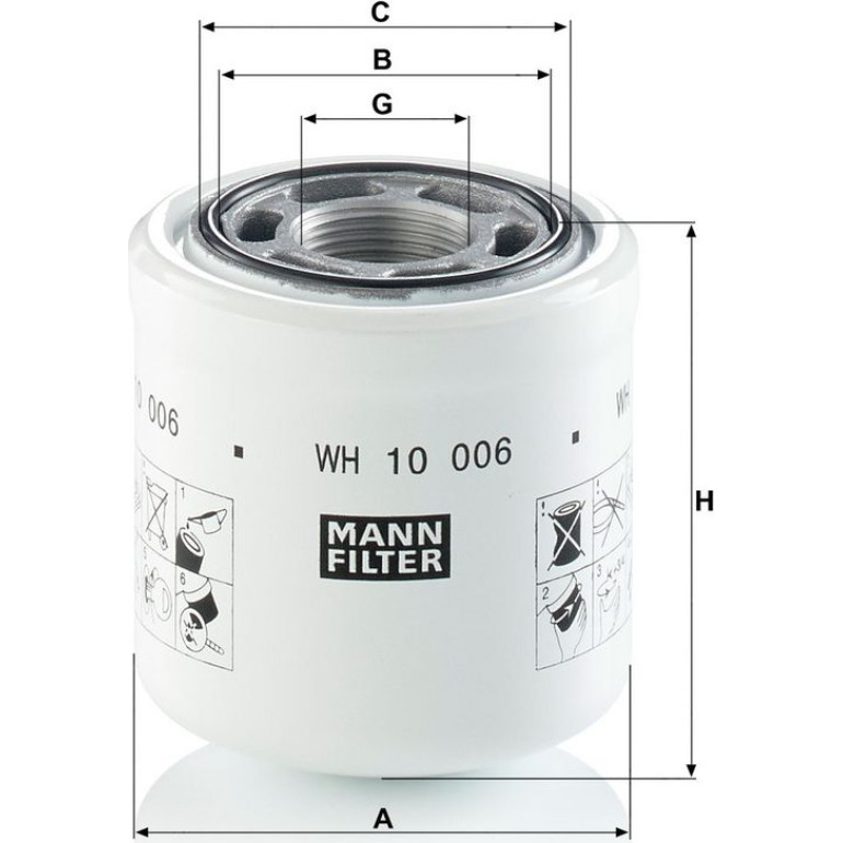 Mann & Hummel Industriefilter WH 10 006