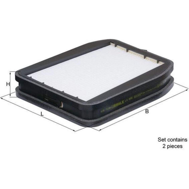 MAHLE Filter, Innenraumluft LA 455/S MAHLE Filter, Innenraumluft LA 455/S
