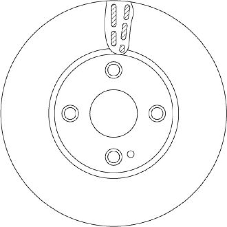 83 481 167 Bremsscheibe VA DF6793 83 481 167 Bremsscheibe VA DF6793